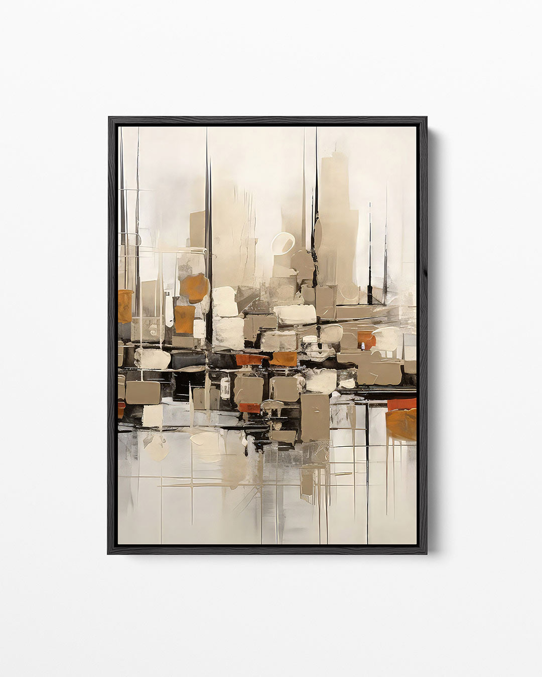 Geometrische compositie Kunstwerk