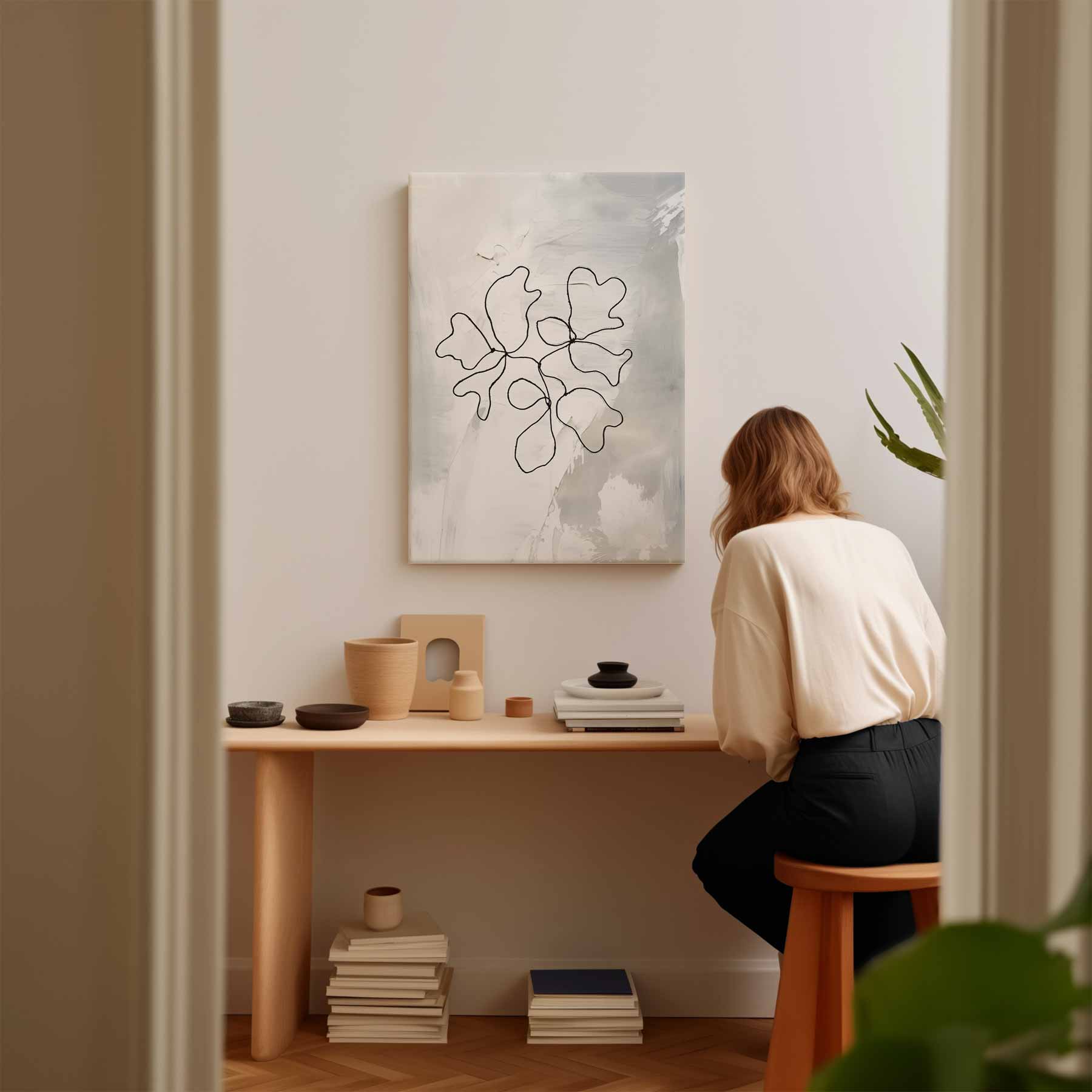 Dans van Lijntjes Kunstwerk-canvas-dibond-plexiglas-wanddecoratie-WallArtistic