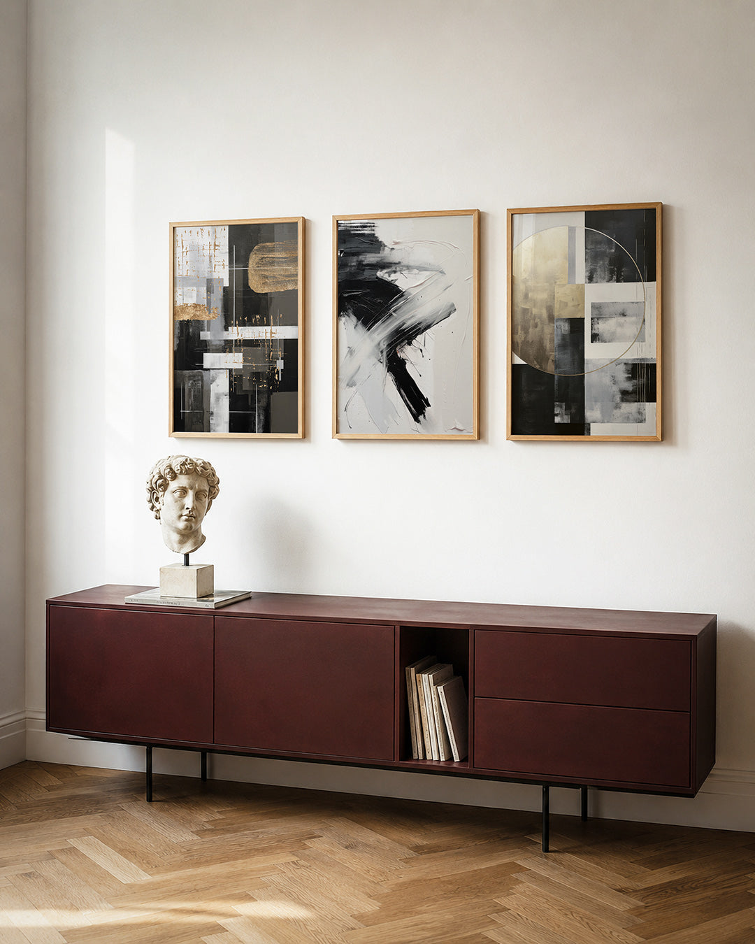 Gouden lijnenspel Posterset