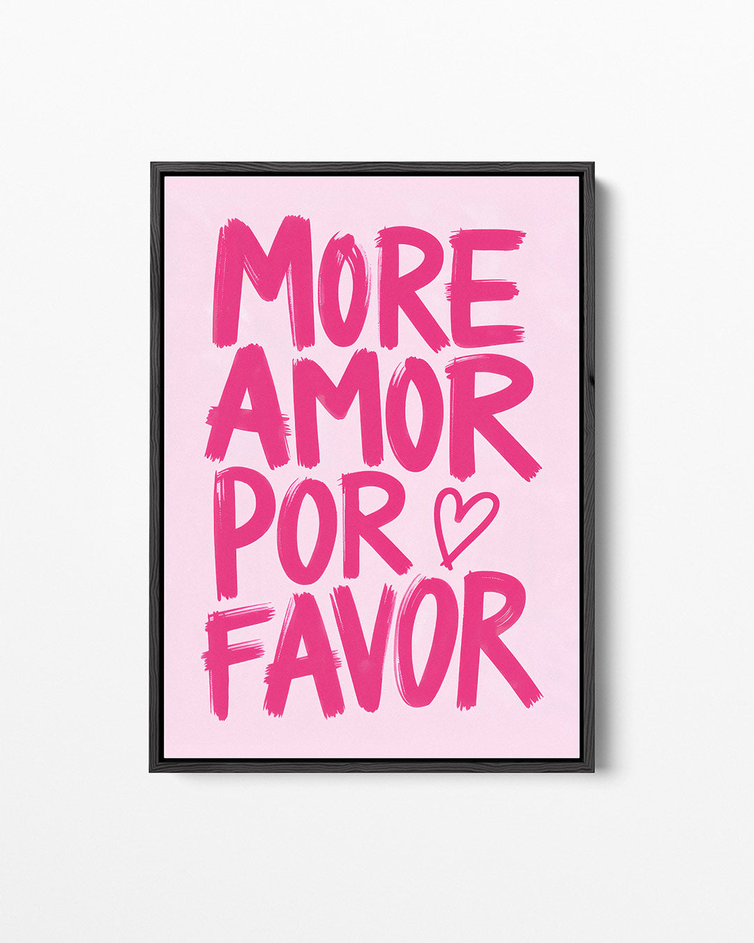Roze typografie Kunstwerk