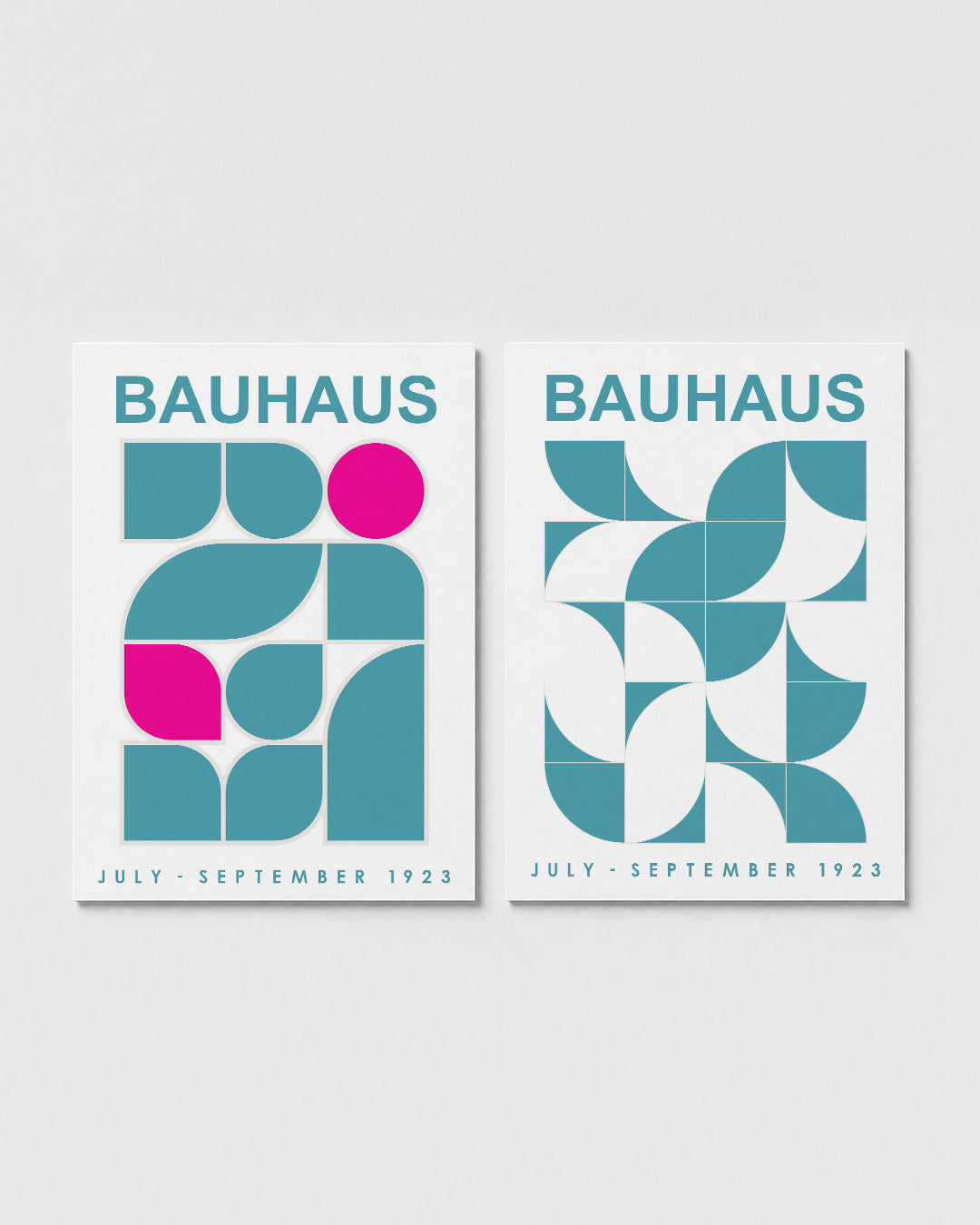 Vormen en kleurvlakken Posterset