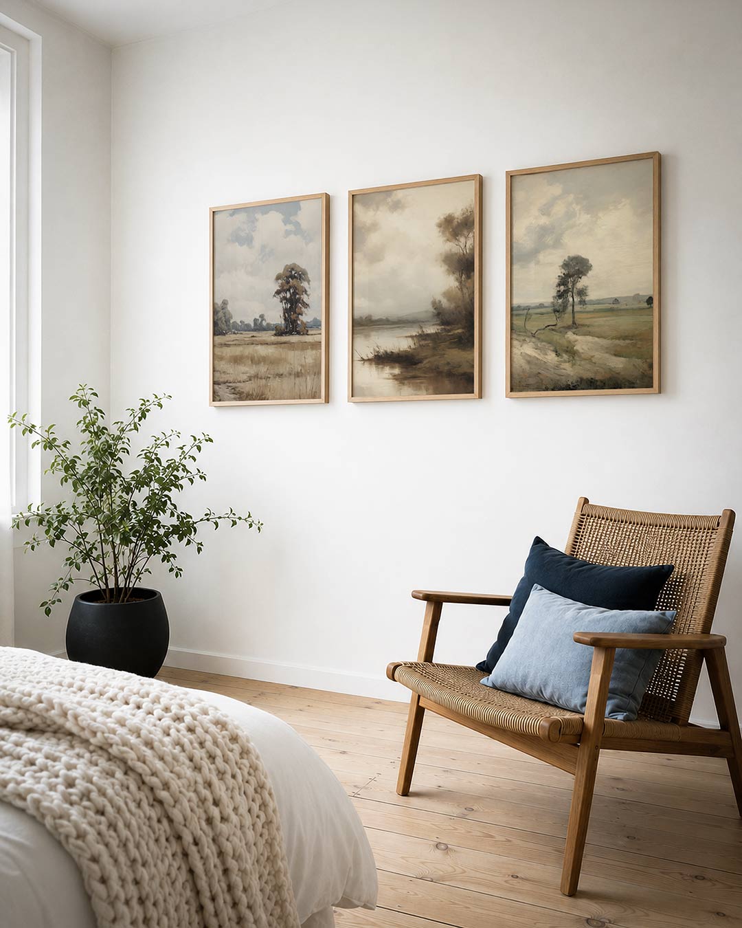 Landschap en lucht Posterset