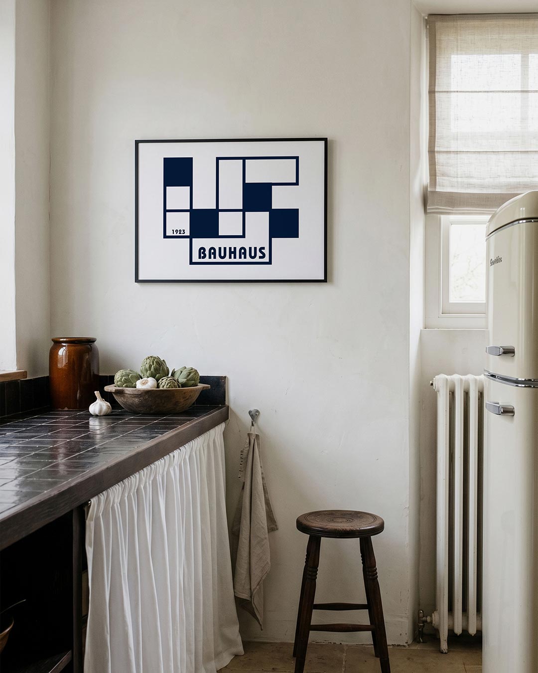 Vlakverdeling en lijnen Poster