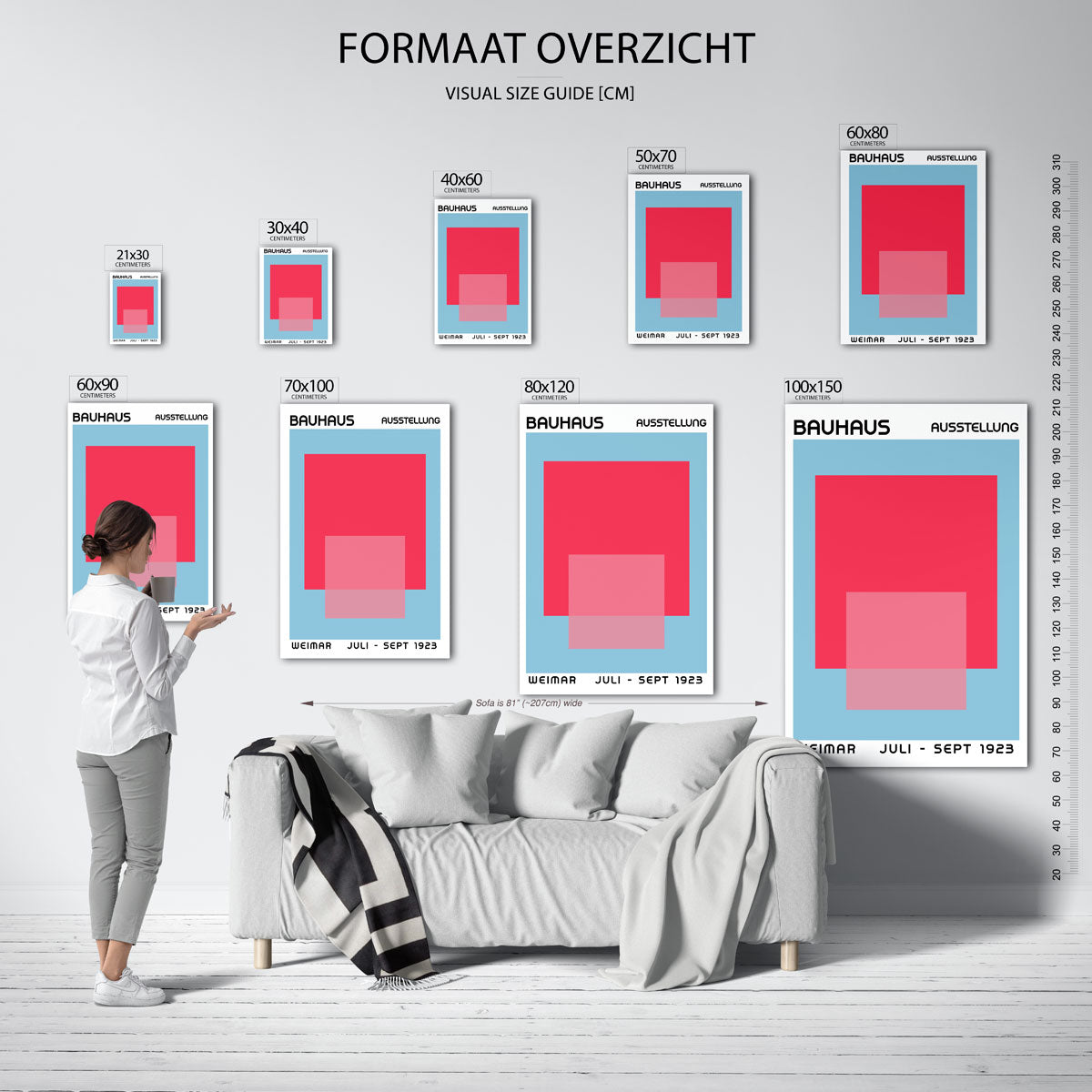 Vorm en kleur Poster