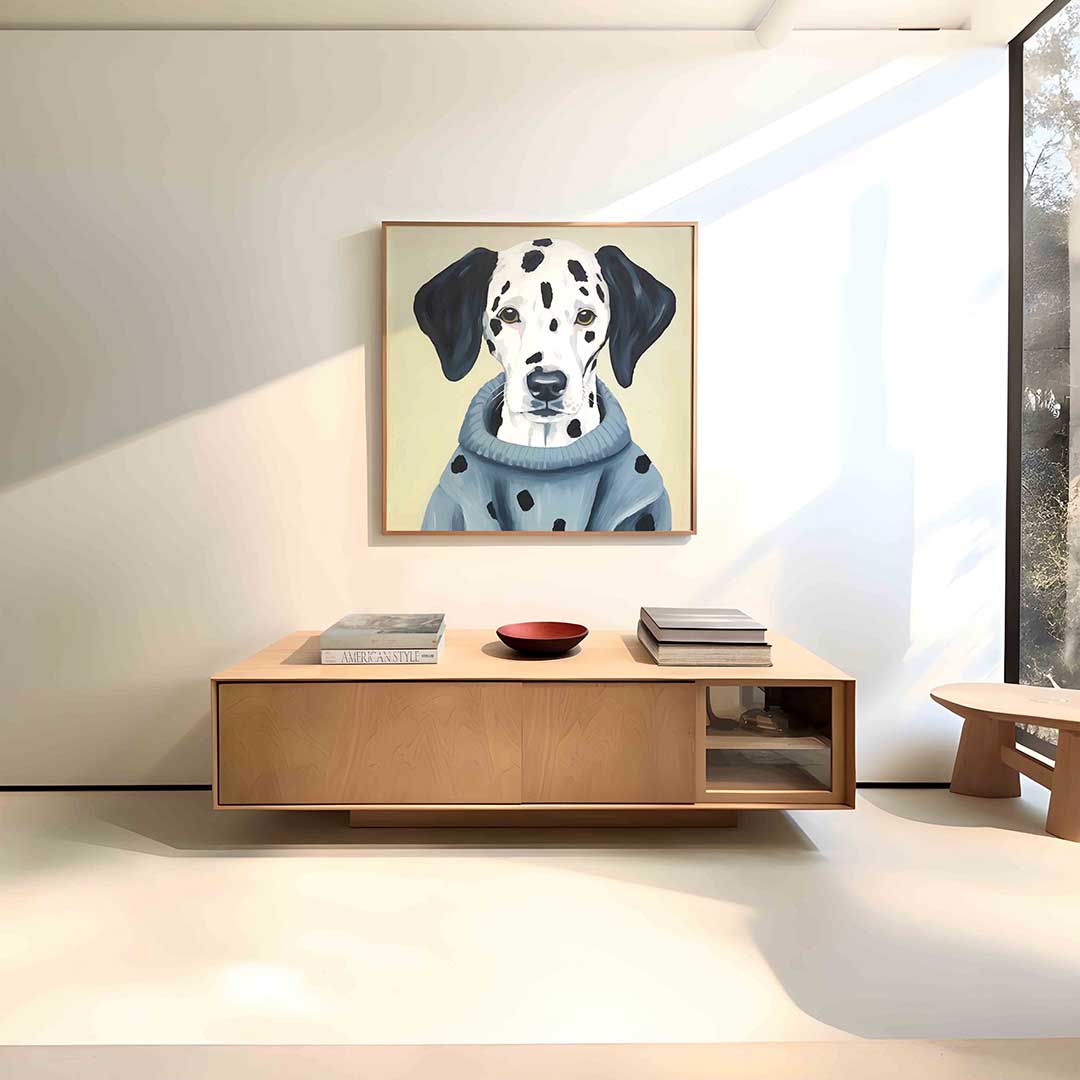 Dalmatier in trui Poster