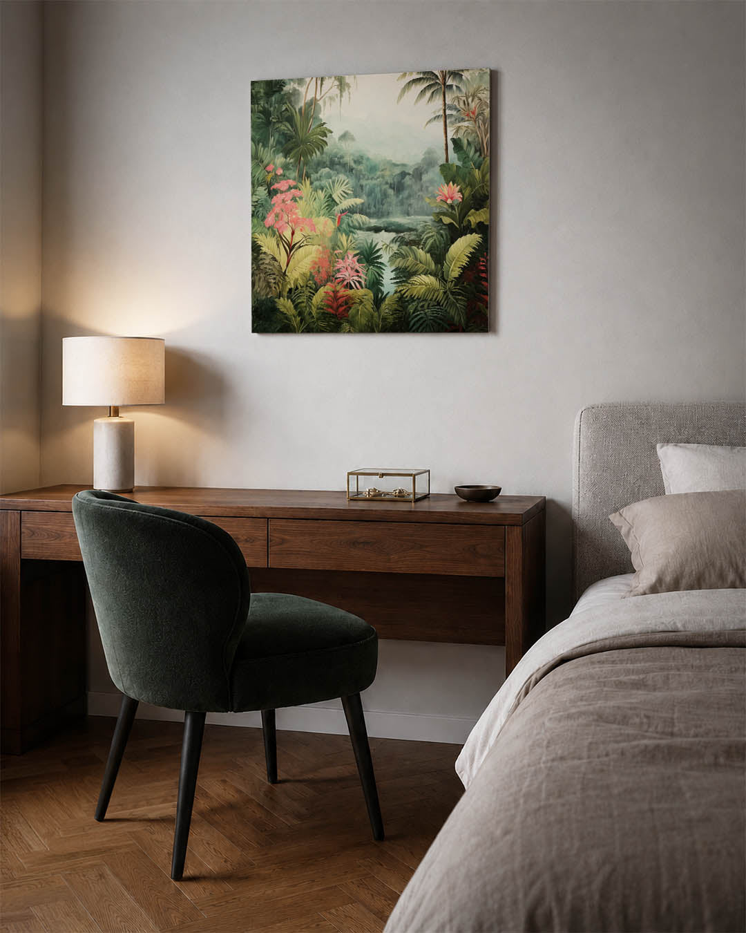 Tropisch landschap Kunstwerk