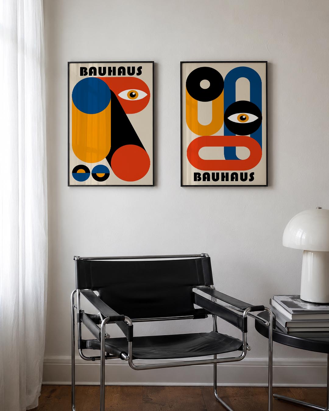 Vormen en kleurvlakken Posterset