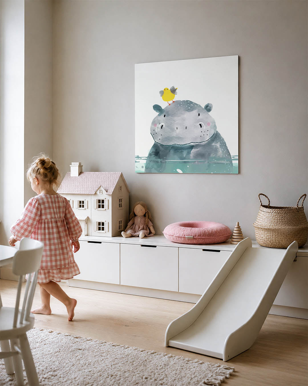 Dierenvrienden illustratie Kunstwerk