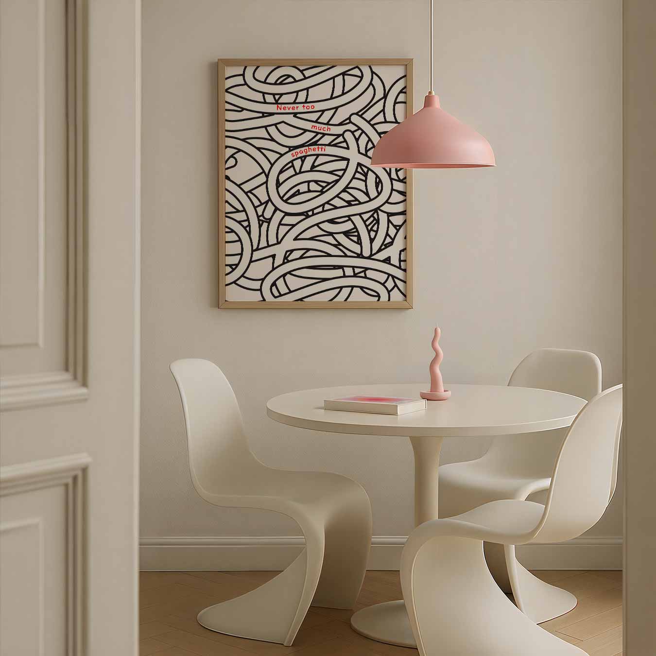 Spaghetti Vibes Poster-WallArtistic