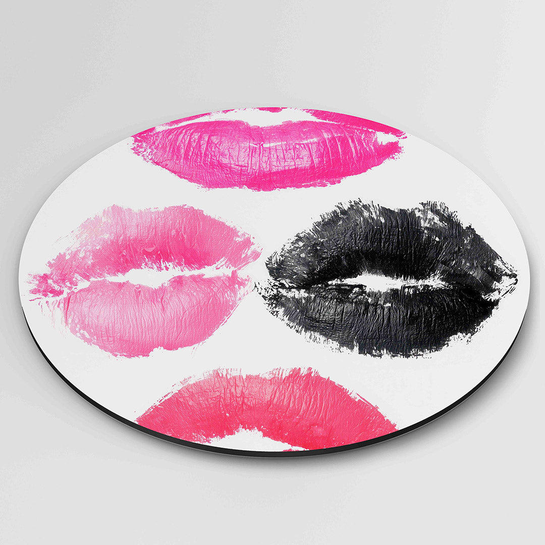 Lippenafdrukken Muurcirkel