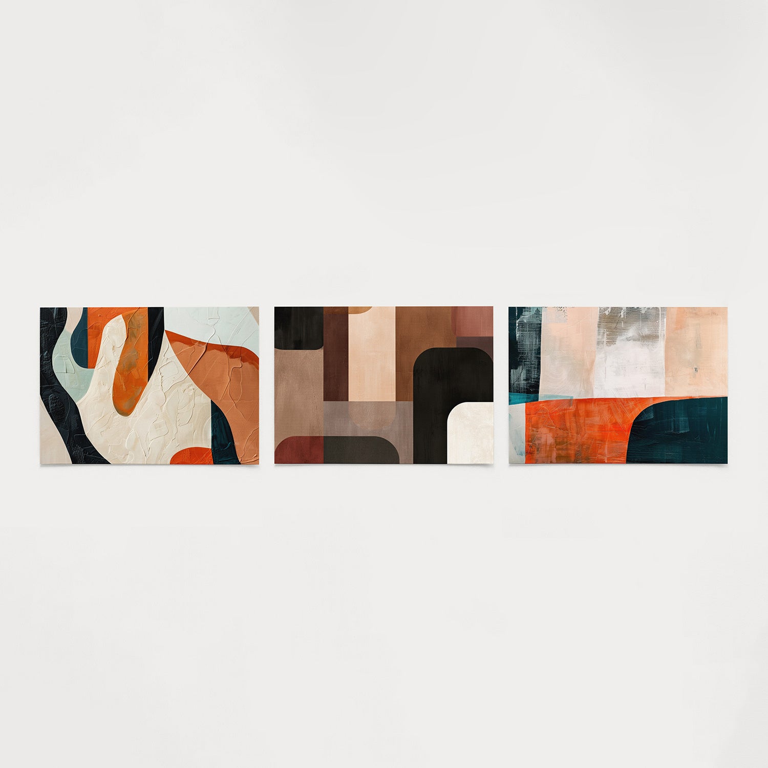 Vorm en kleurenspel Posterset