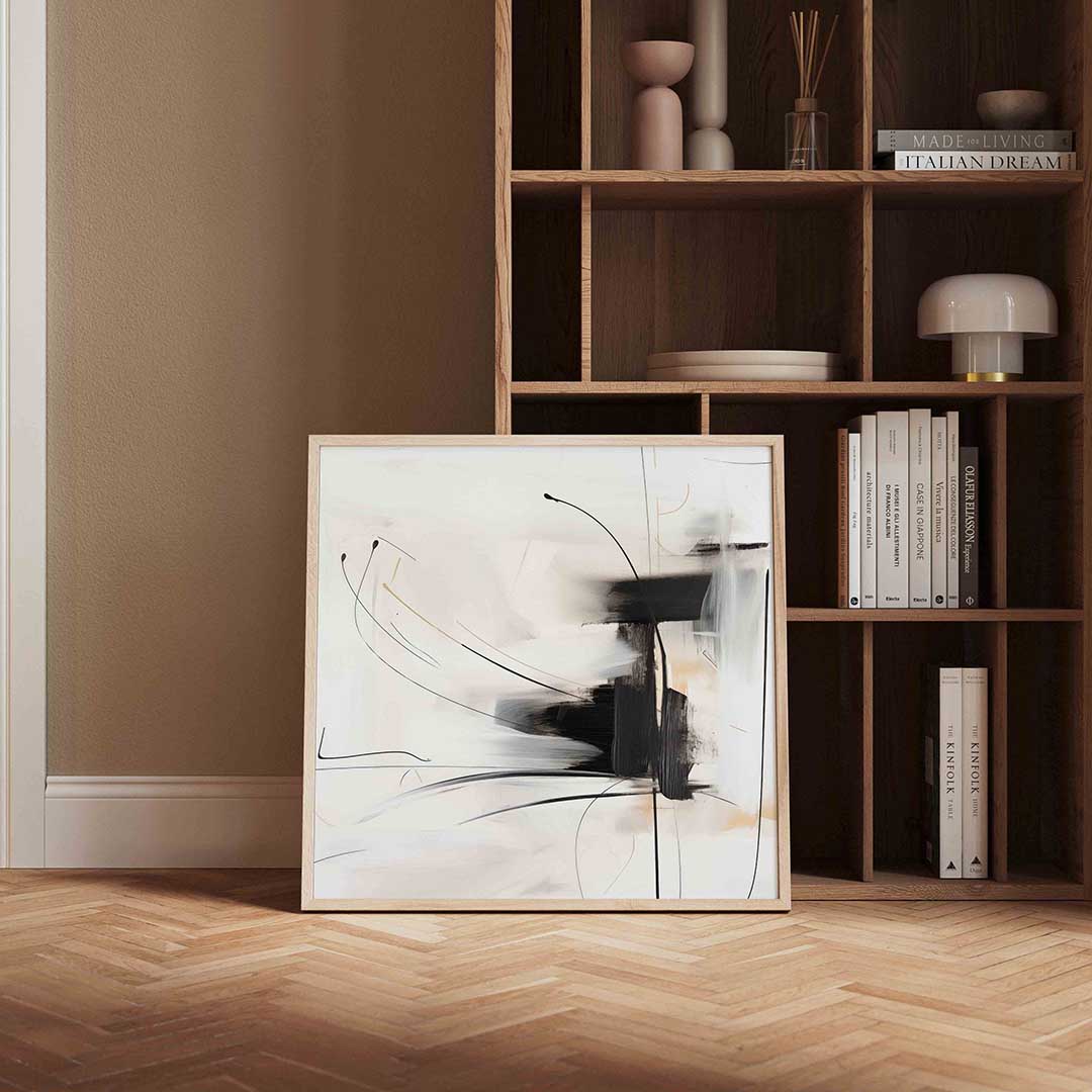 Abstracte lijnen Poster