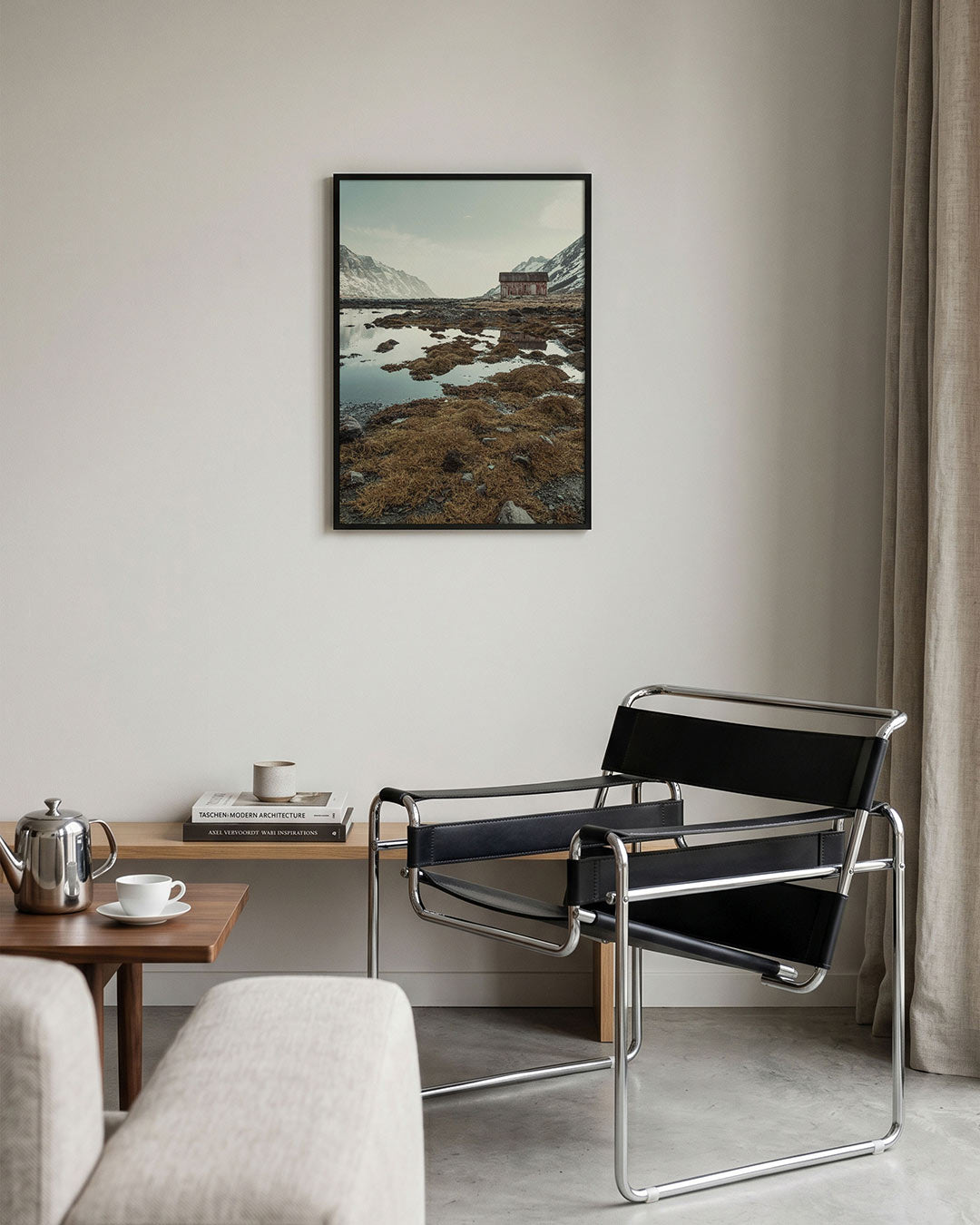 Rustieke berglandschap Poster
