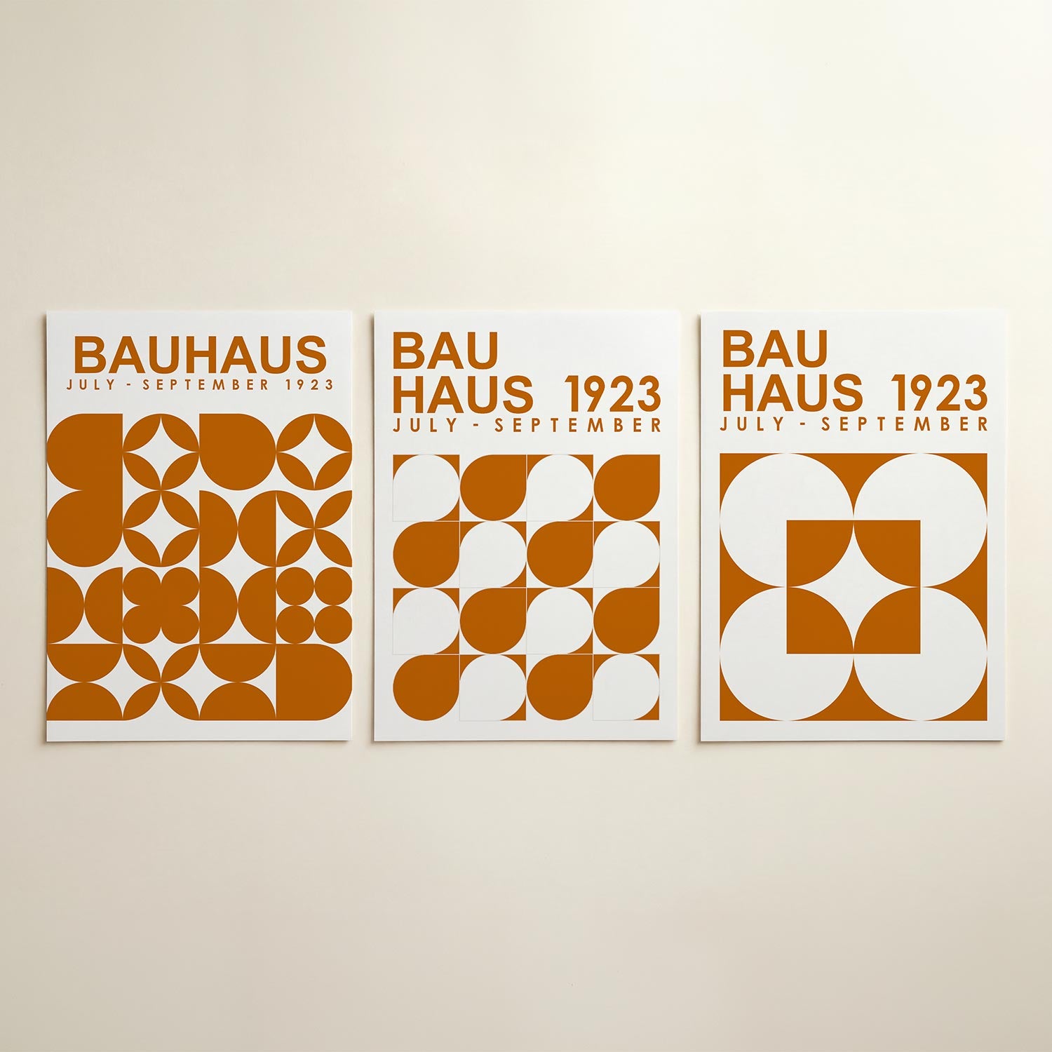 Vormenspel en kleur Posterset