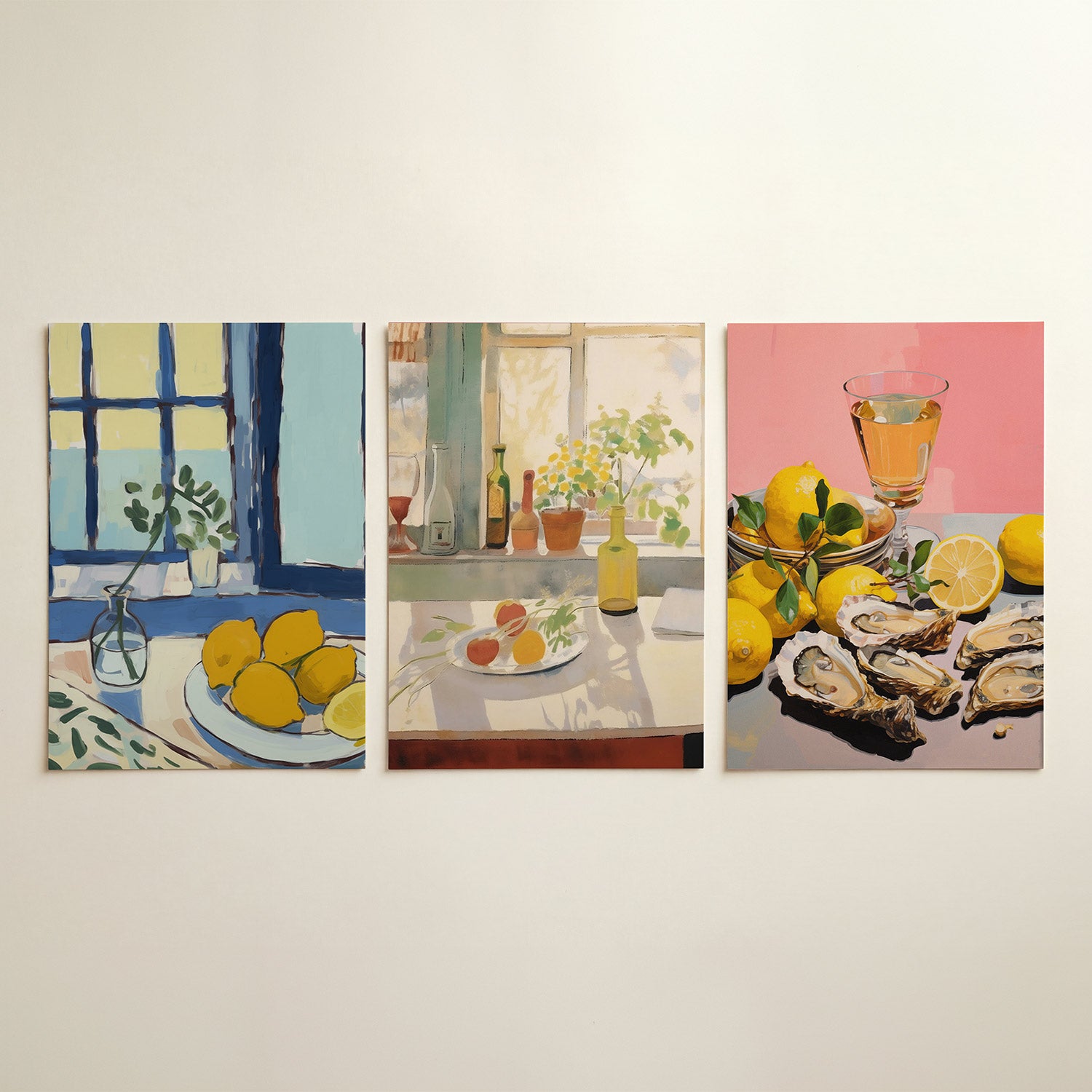 Citroenvenster Posterset