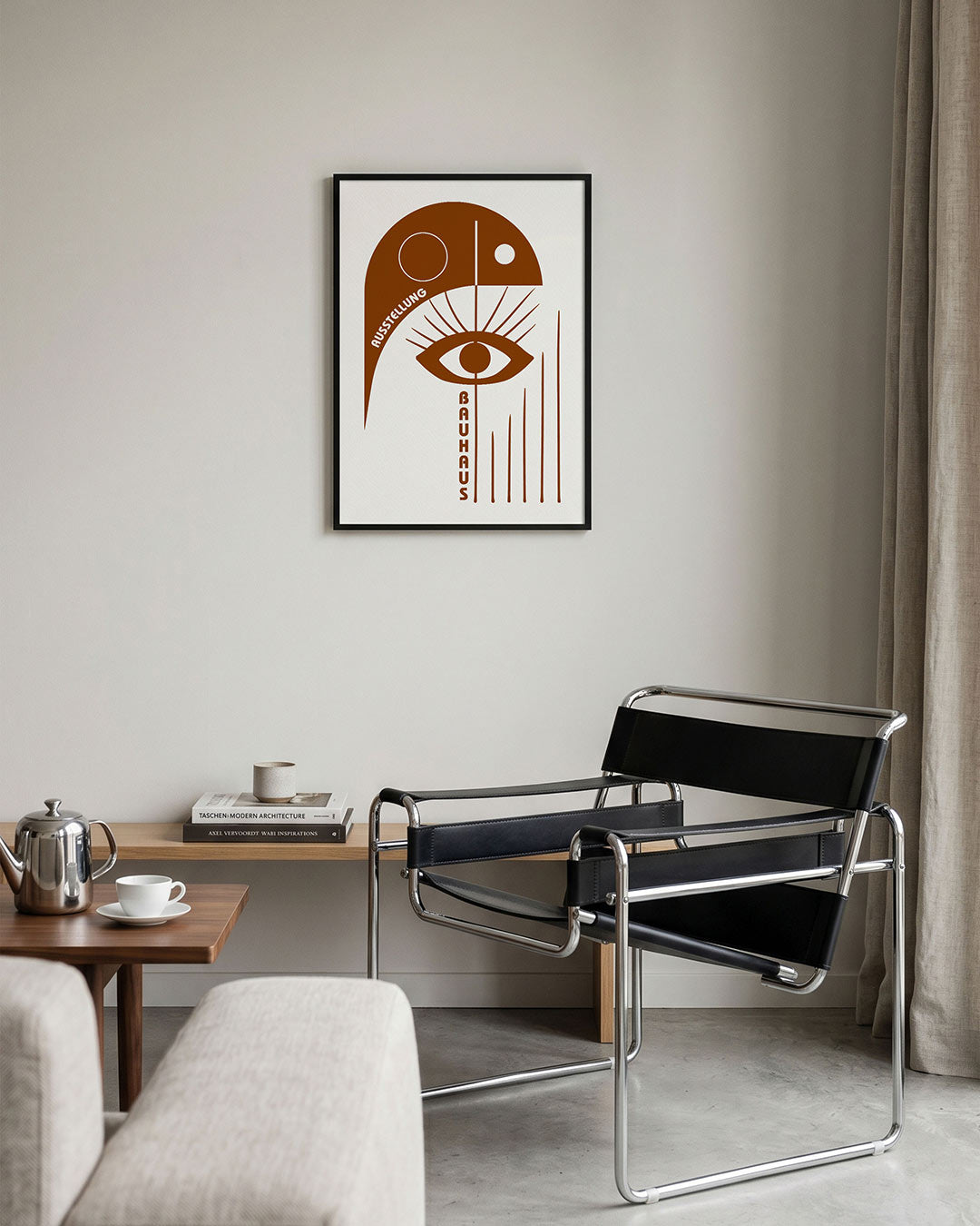 Oog en lijnen Poster