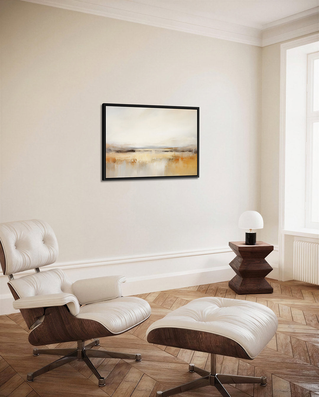 Zachte horizon Kunstwerk
