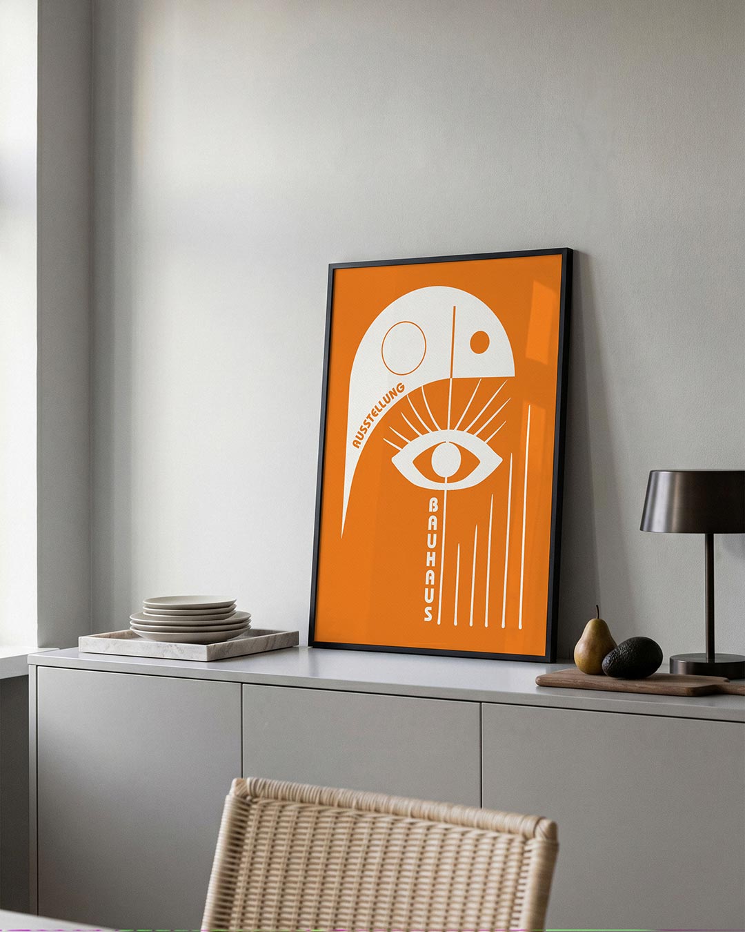 Oog en lijnen Poster