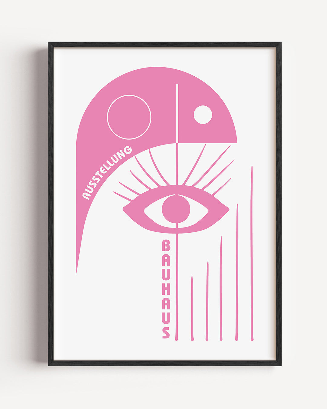 Oog en lijnen Poster