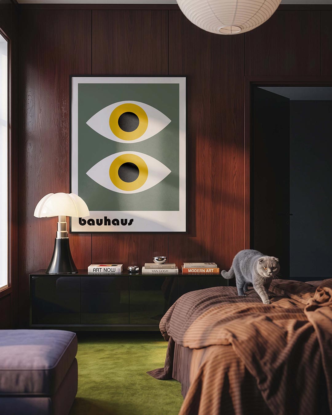 Oogvormen en kleur Poster