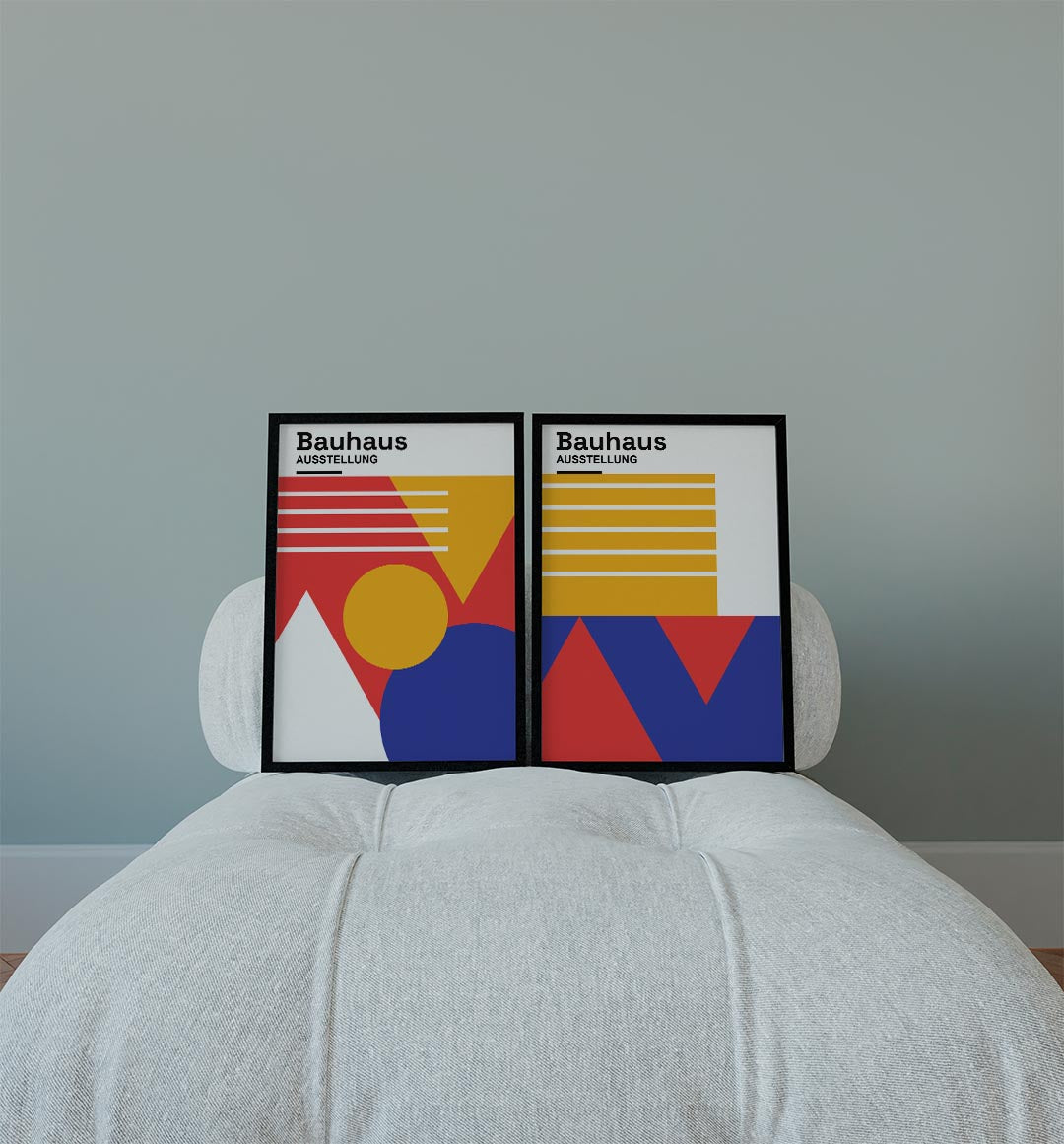 Vormen en kleurvlakken Posterset