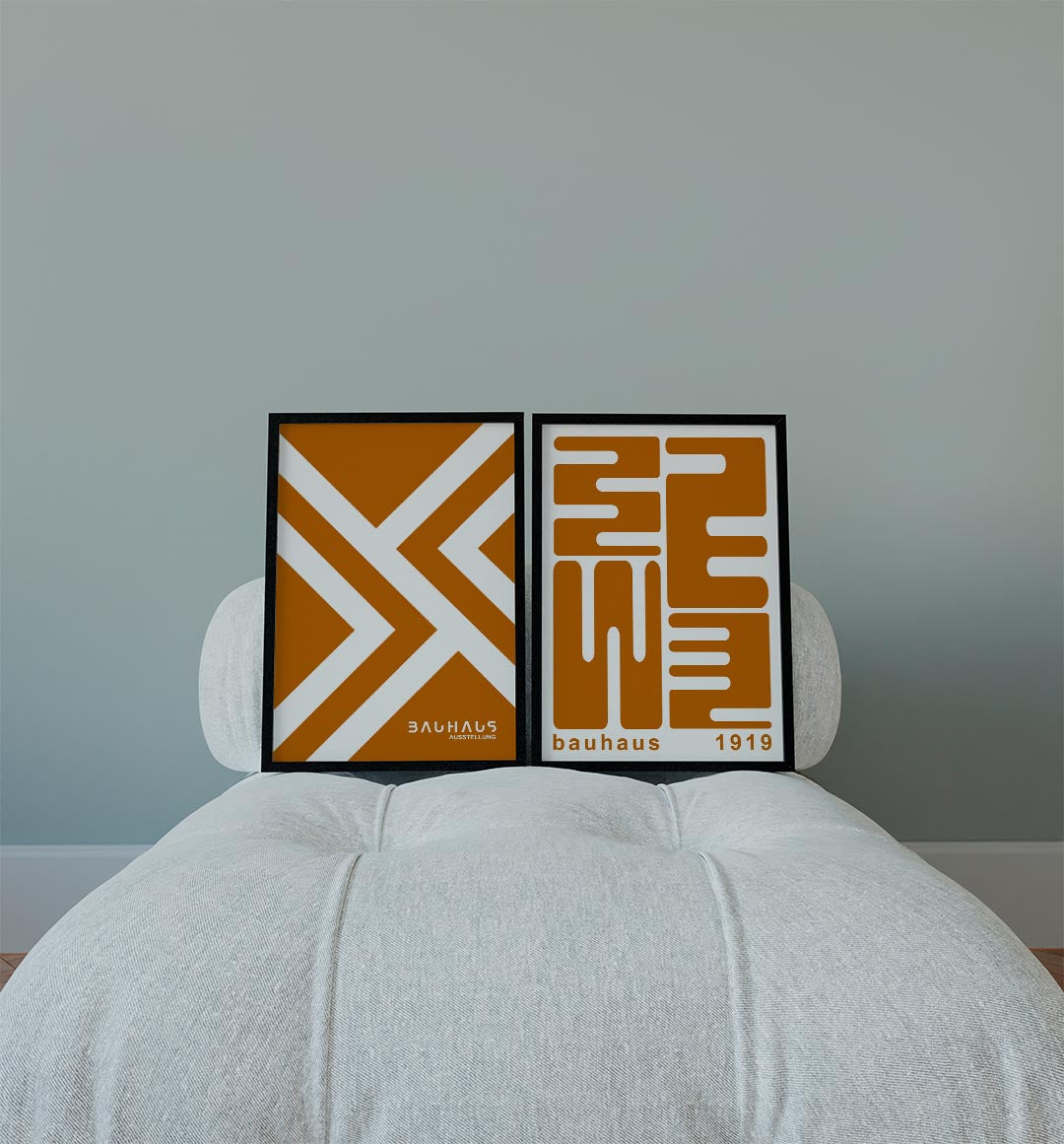 Lijnenspel en kleur Posterset