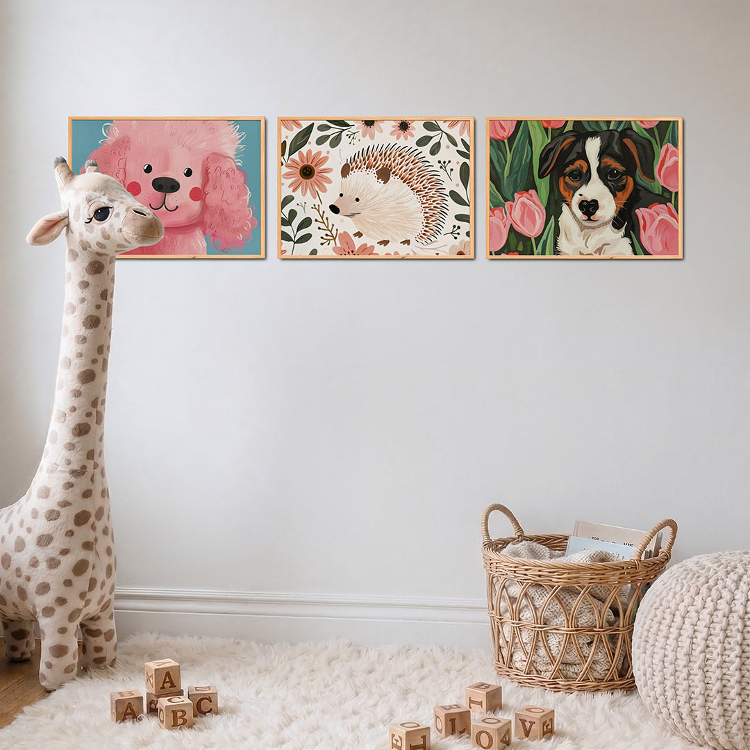 Vrolijke vormen Posterset
