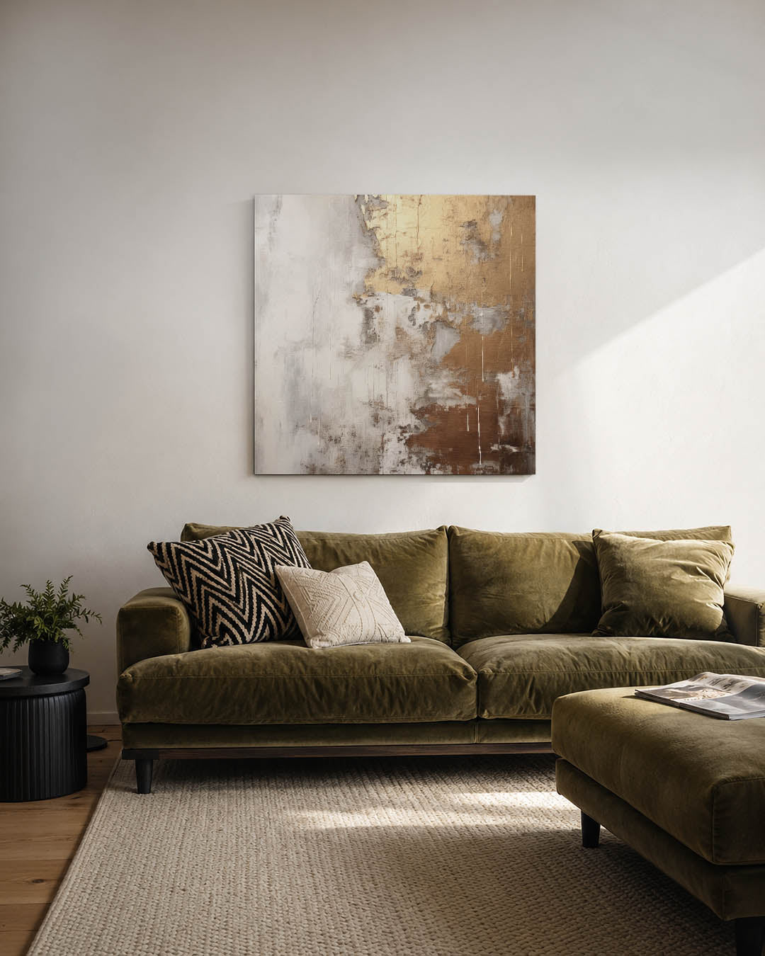 Gelaagde texturen Kunstwerk