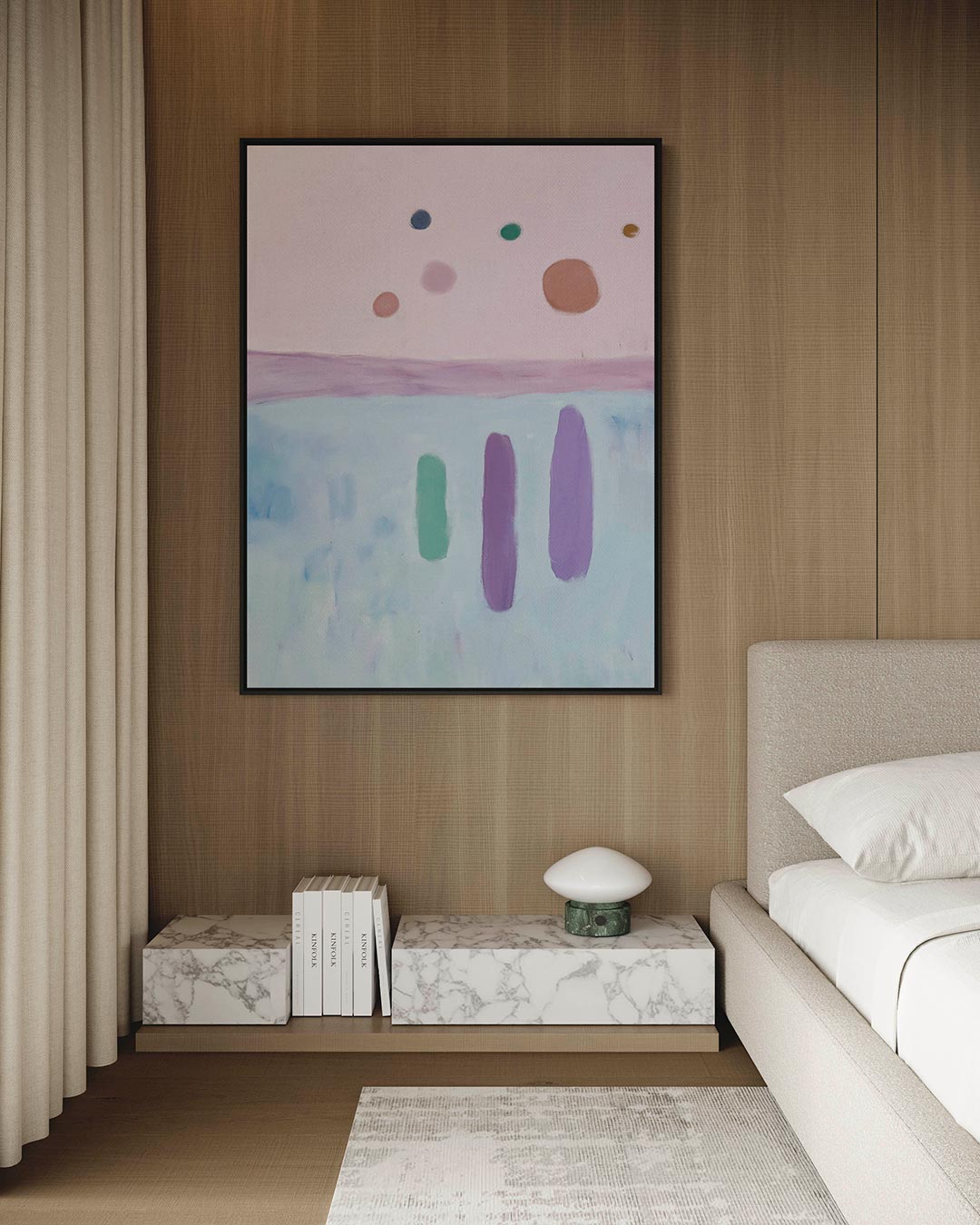 Kleurrijke vormen Kunstwerk