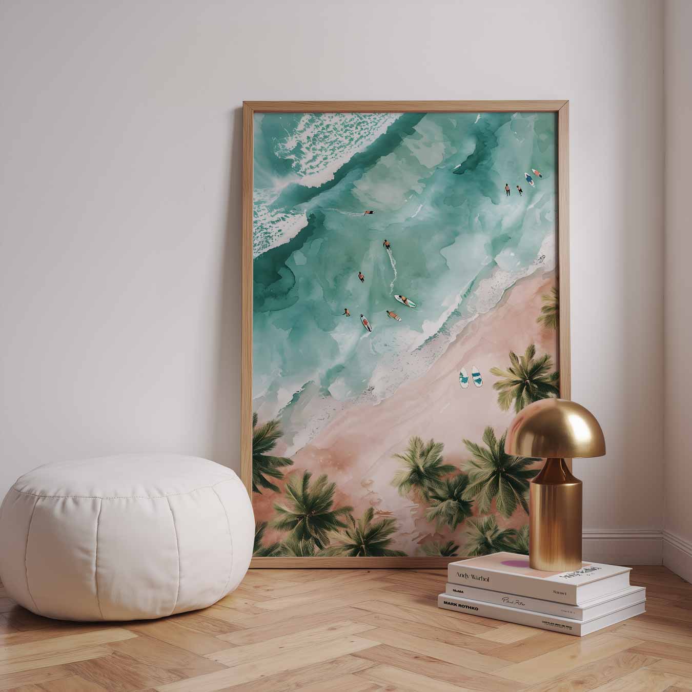 Dromerige Stranddag Poster-WallArtistic