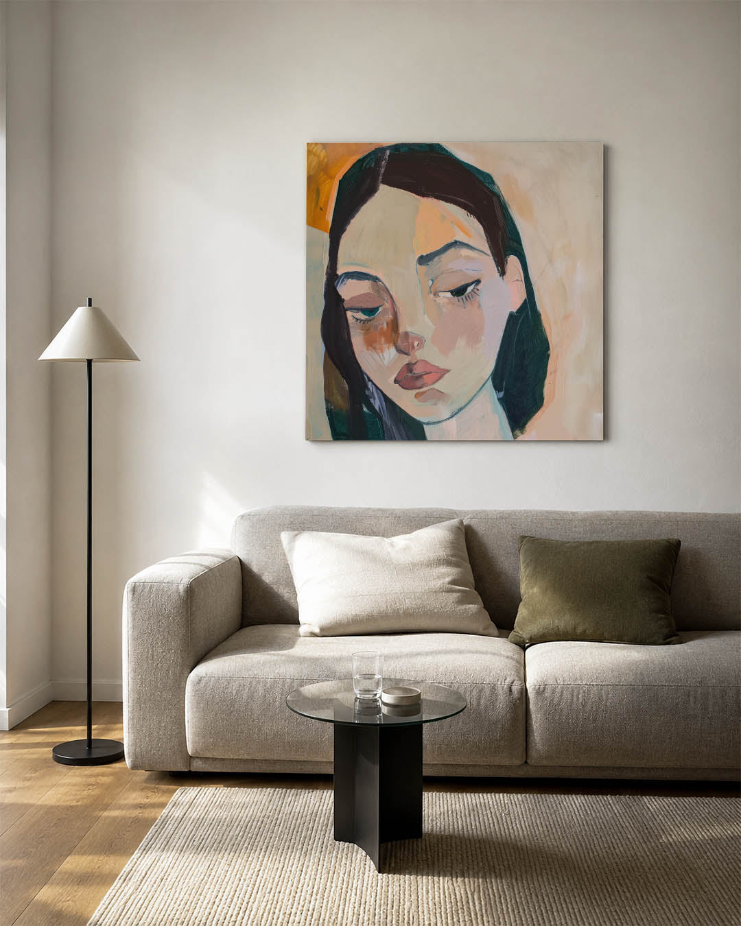 Portretstudie Kunstwerk