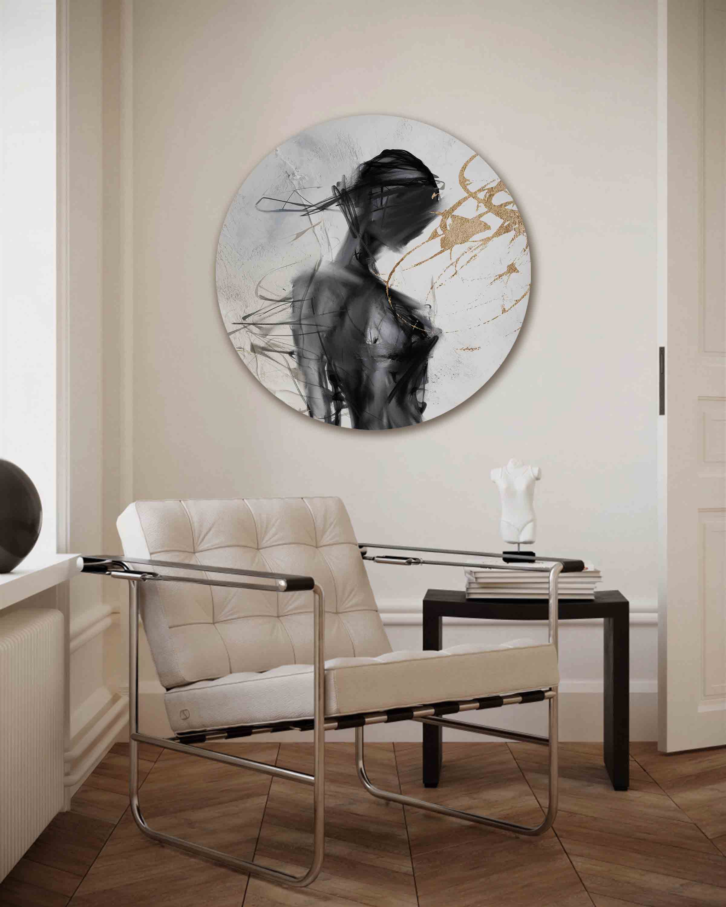 Abstracte figuur Muurcirkel