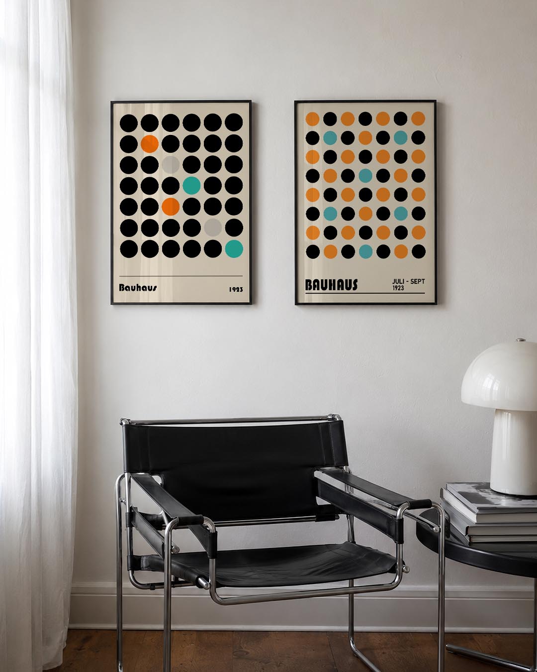 Cirkelpatroon en kleur Posterset