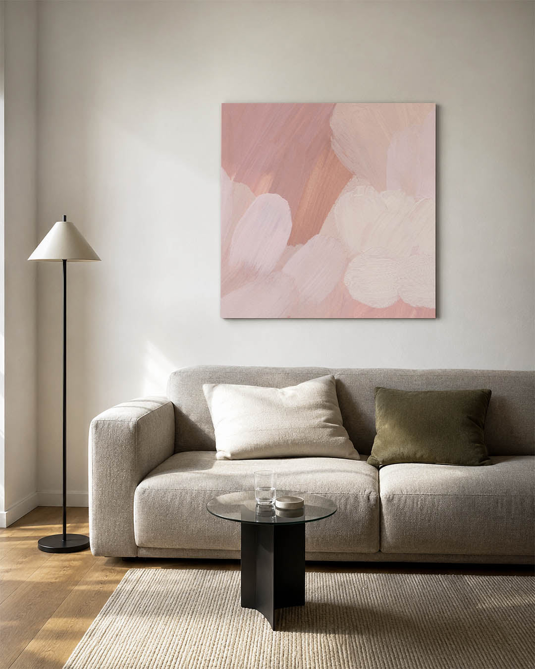 Zachte penseelstreken Kunstwerk