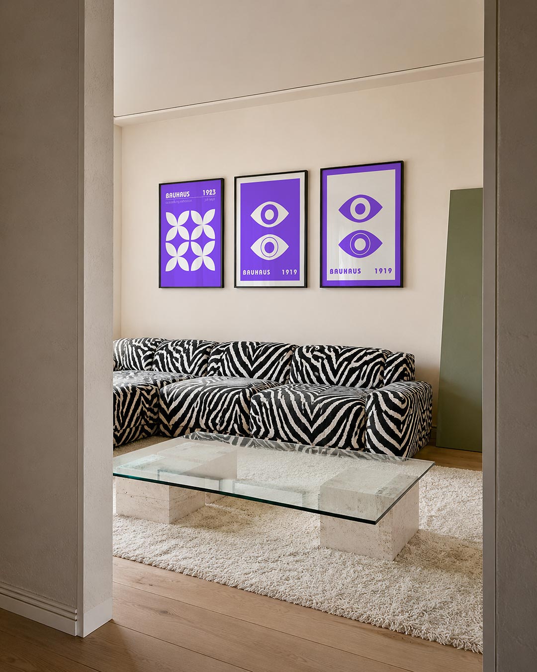 Vormritme en kleur Posterset