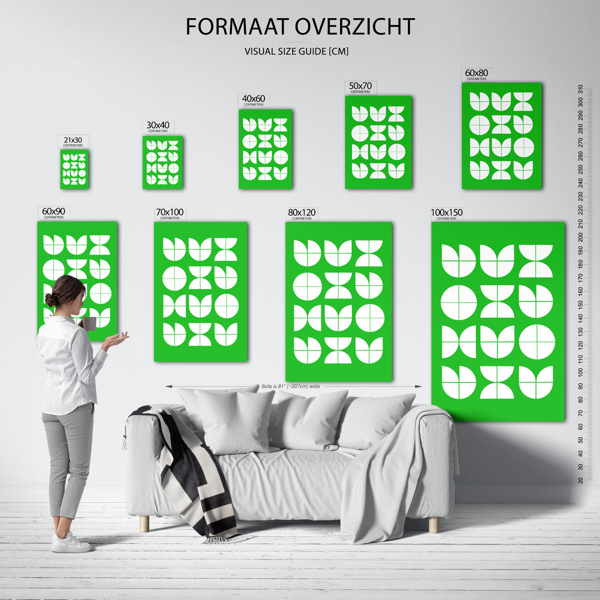 Vormen en vlakken Poster