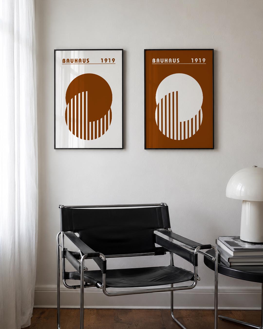 Cirkel en strepen Posterset