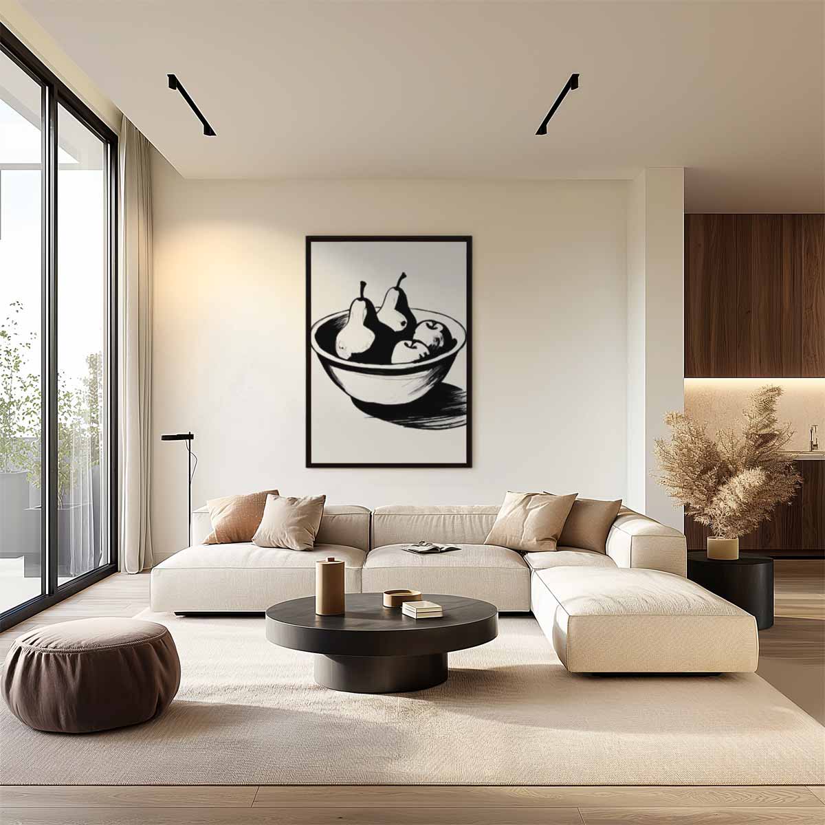 Tijdloze Fruitschaal Kunstwerk-canvas-dibond-plexiglas-wanddecoratie-WallArtistic
