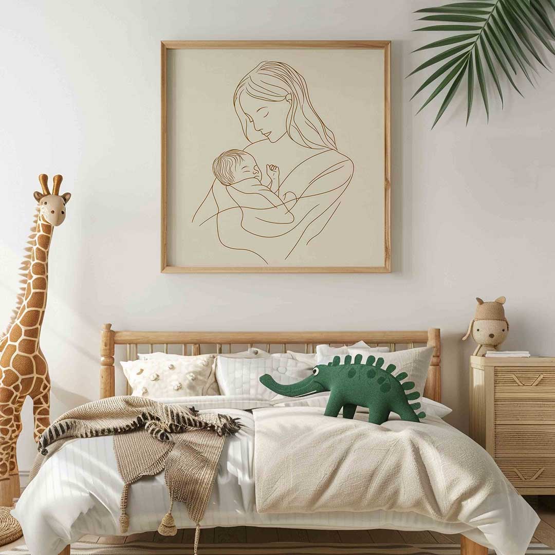 Moeder en kind Poster