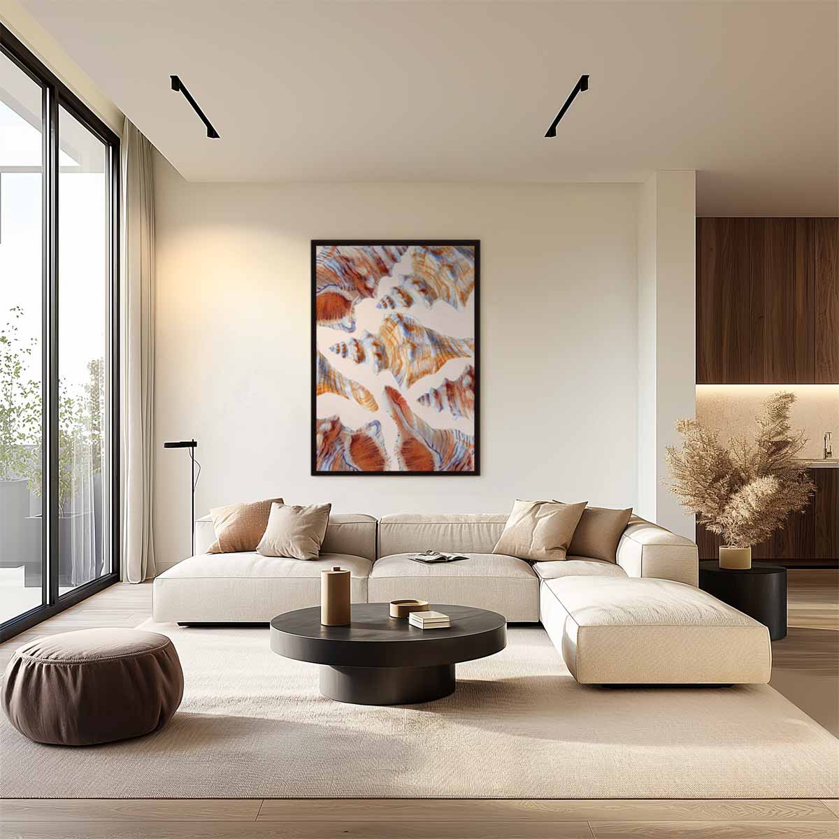 Abstract kunstwerk Kunstwerk-canvas-dibond-plexiglas-wanddecoratie-WallArtistic
