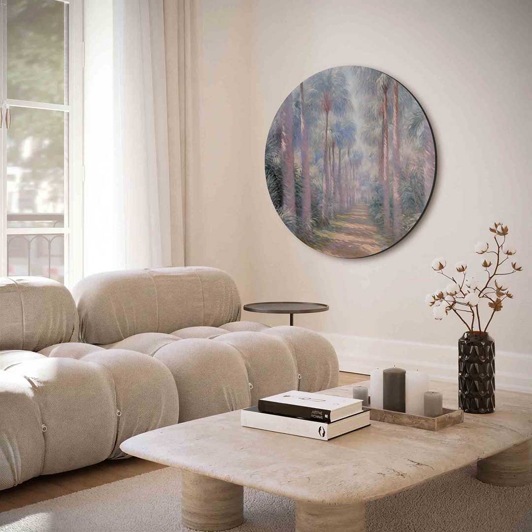 Palmbomen pad Muurcirkel
