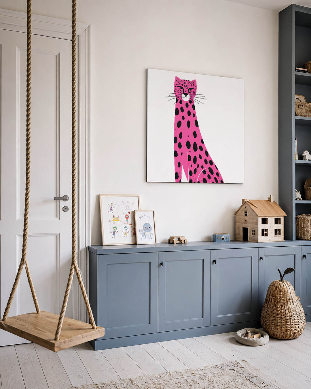 Luipaard illustratie Kunstwerk