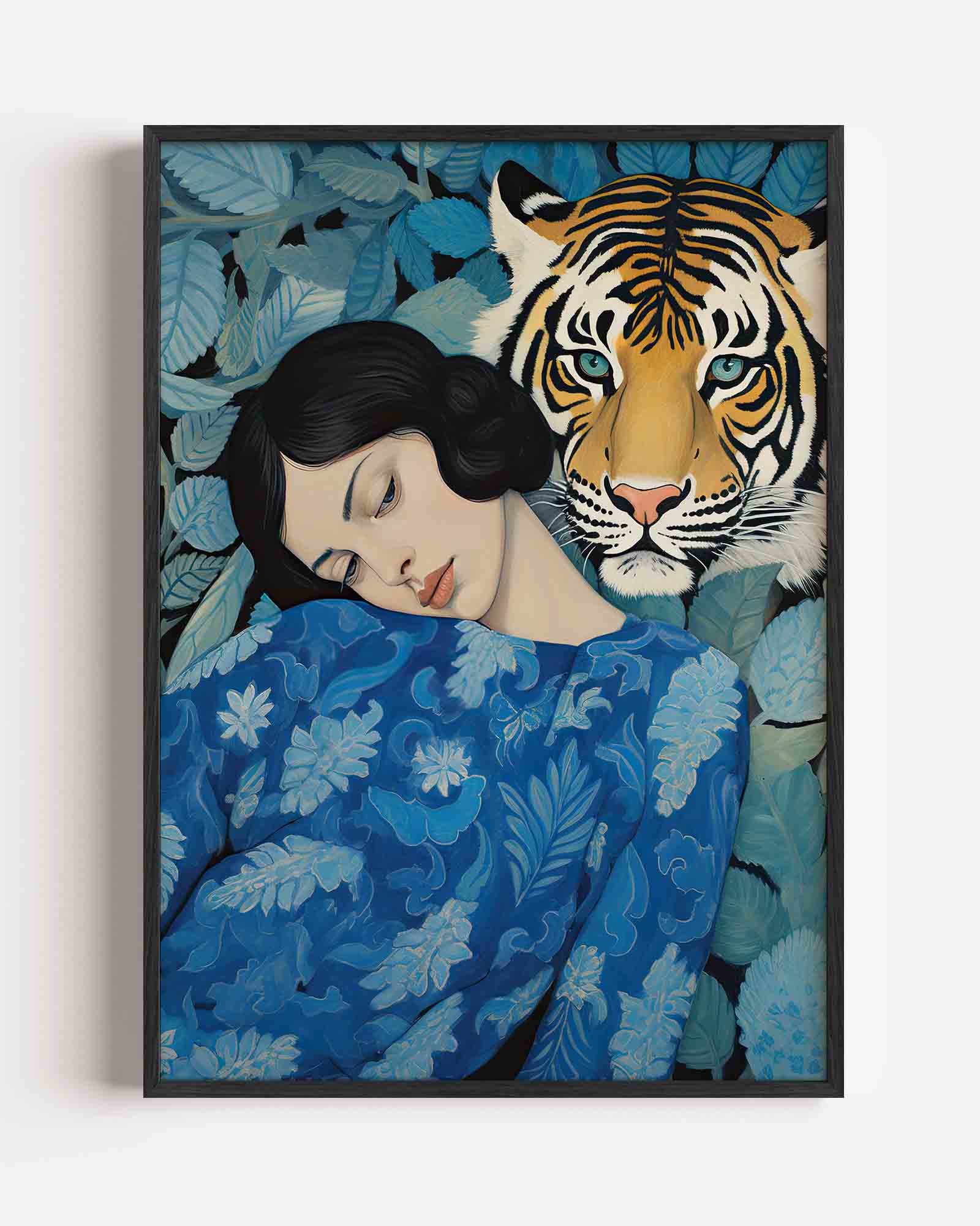 Vrouw en tijger Poster