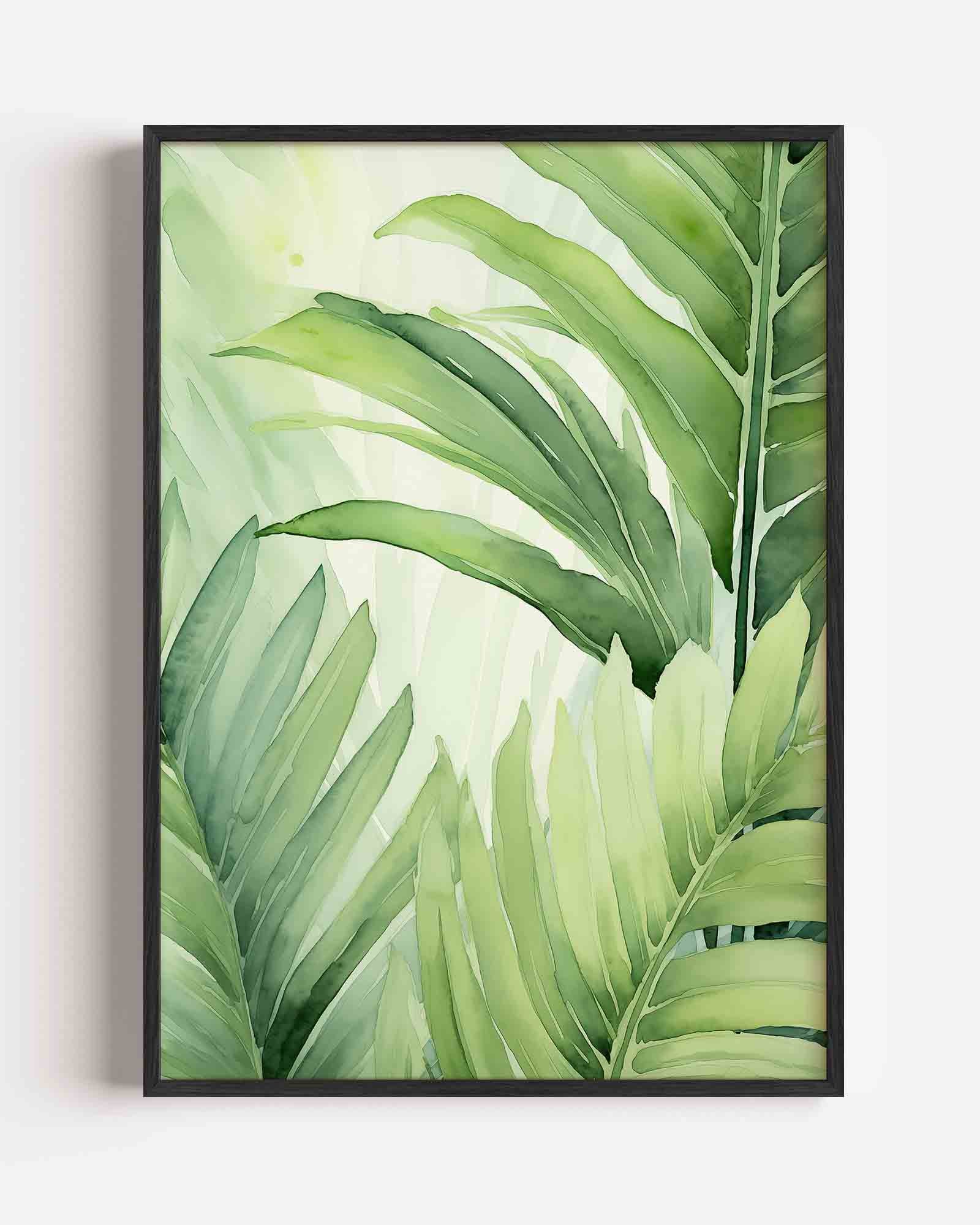Groene bladeren Poster