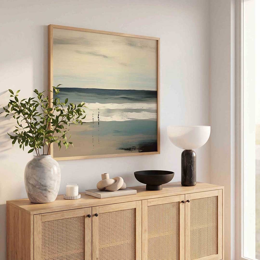 Strand en zee Poster