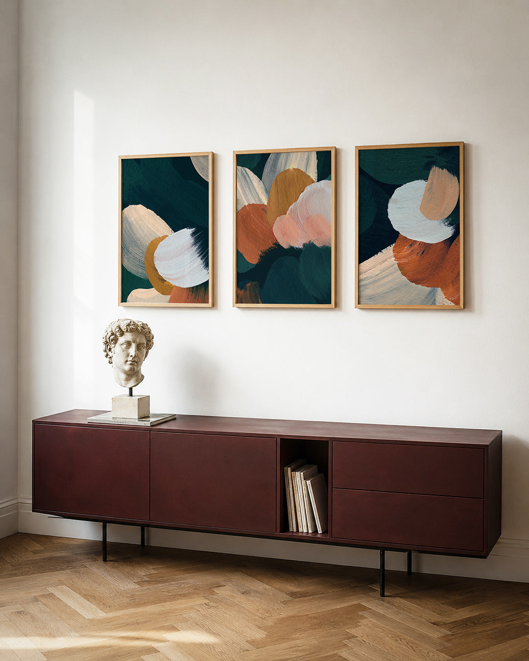 Kleurvlakken harmonie Posterset