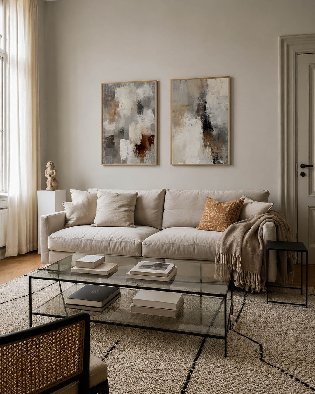 Neutrale vlekken Posterset