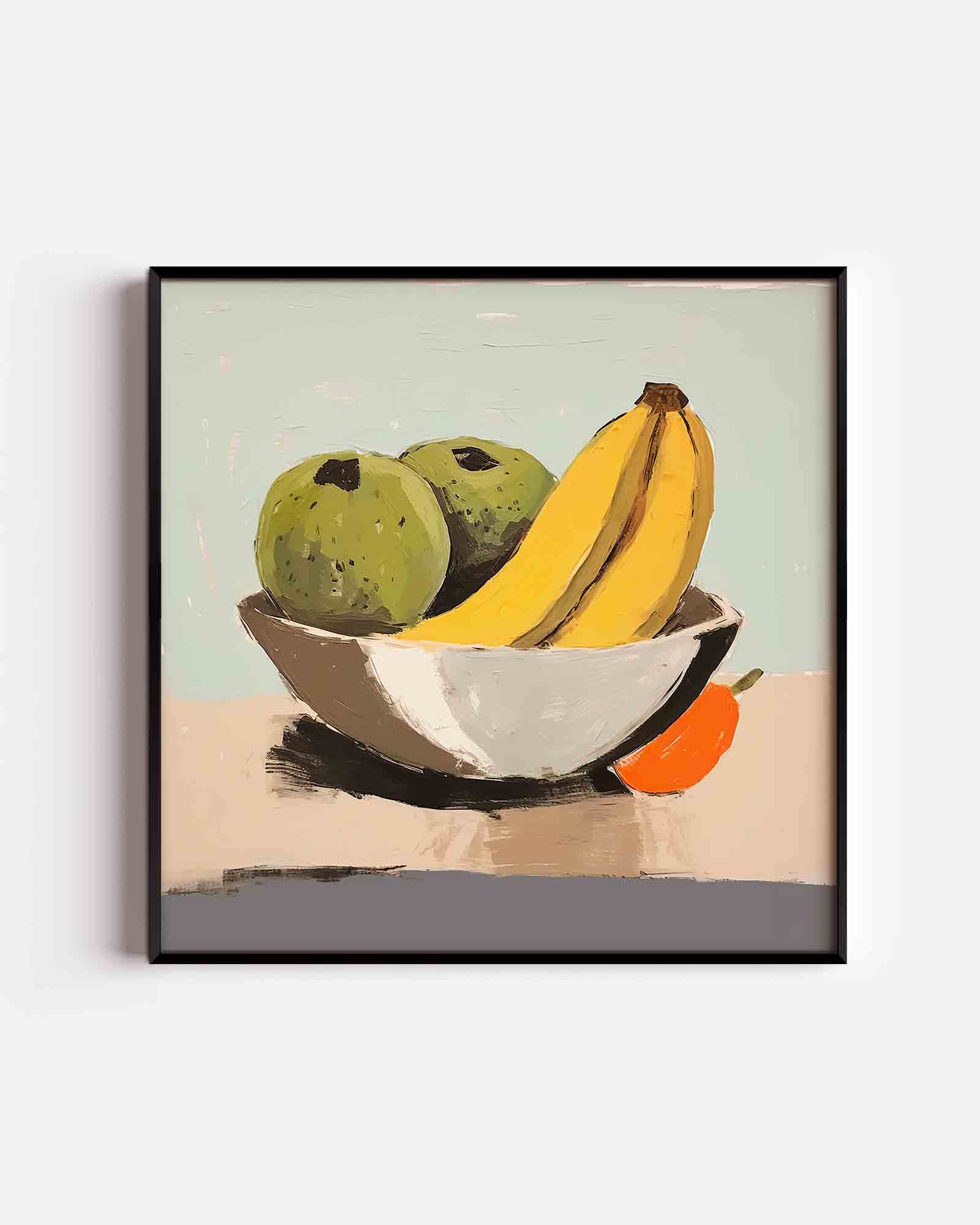 Fruit in schaal Poster