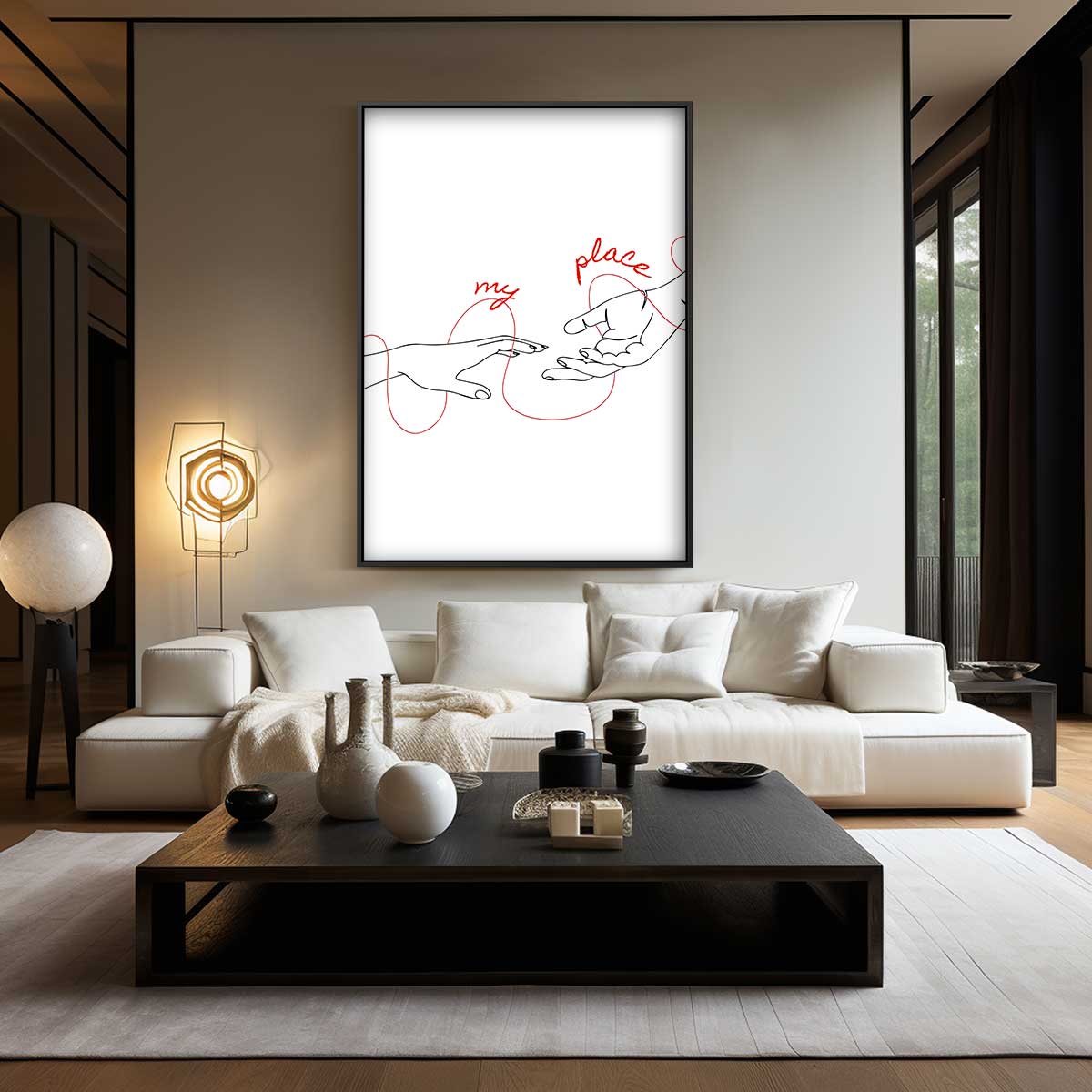 Verbonden Handen Kunstwerk-canvas-dibond-plexiglas-wanddecoratie-WallArtistic