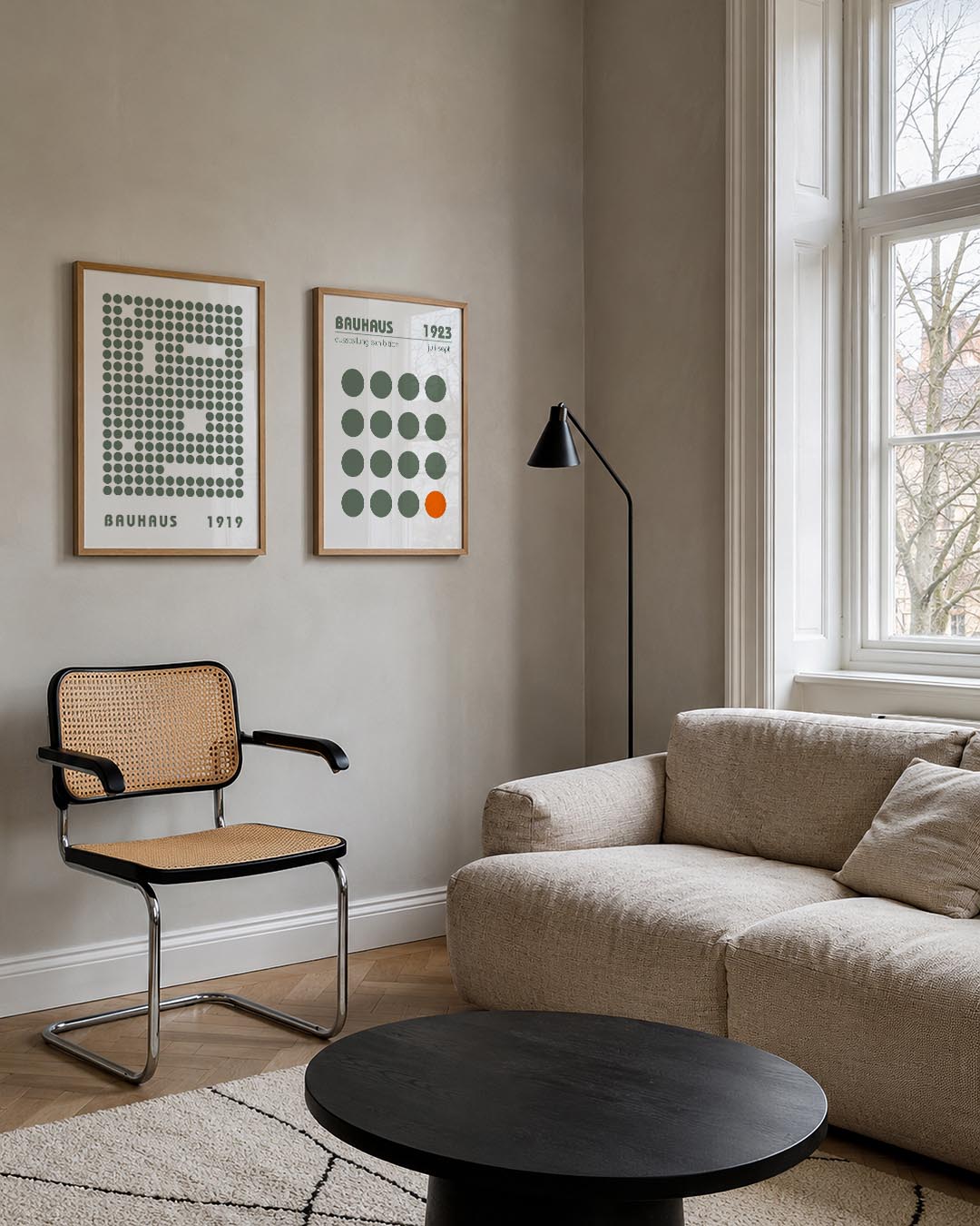 Cirkelpatroon ritme Posterset